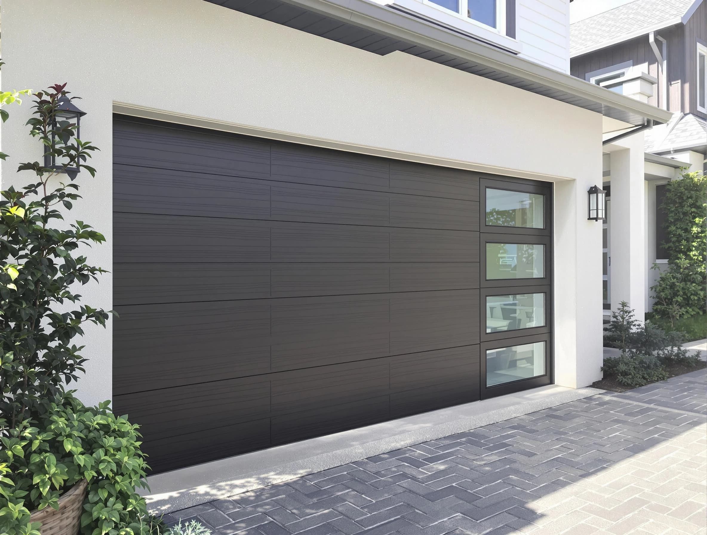 Custom garage door installation by The Pinery Garage Door Repair in The Pinery
