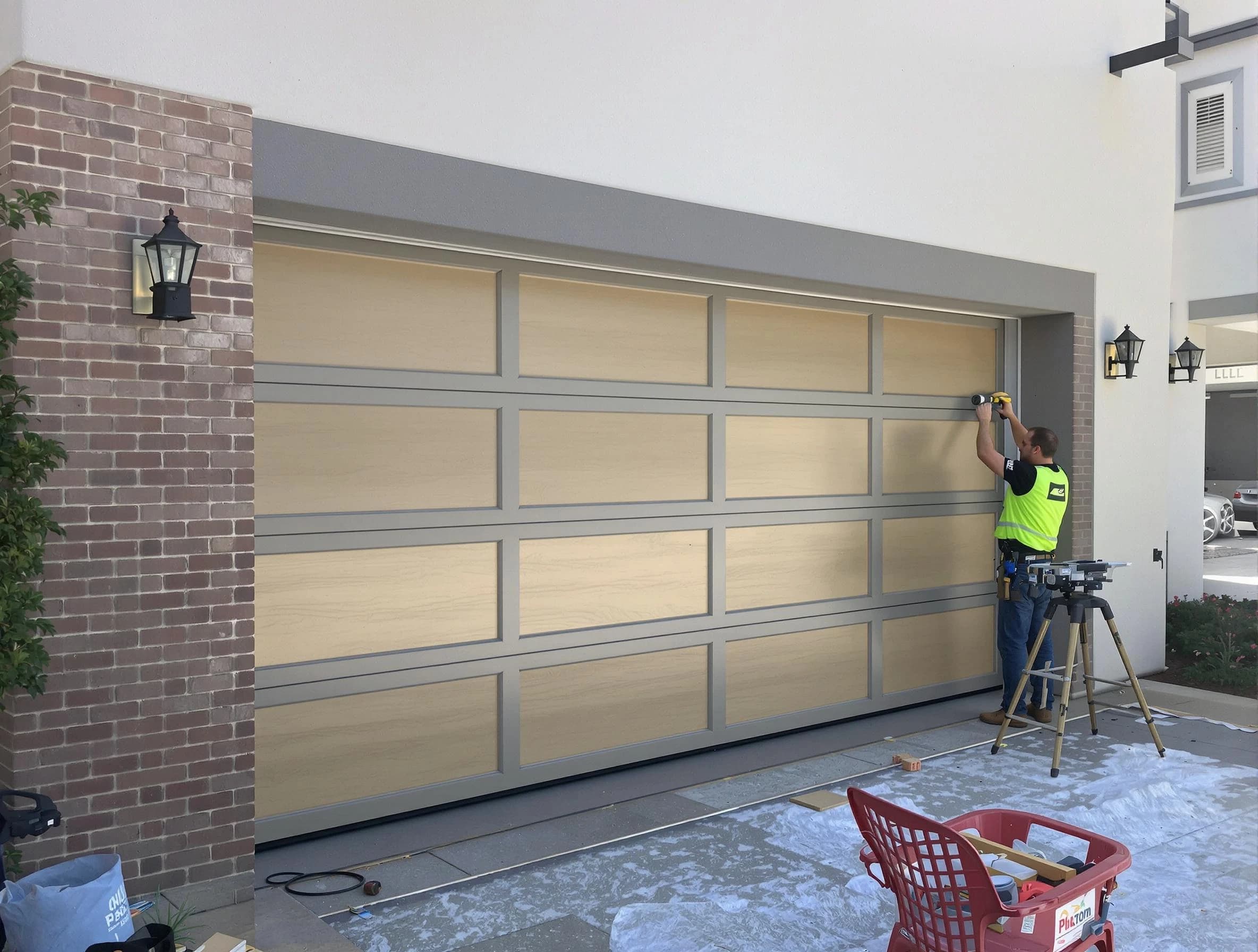 Garage door replacement service by The Pinery Garage Door Repair in The Pinery