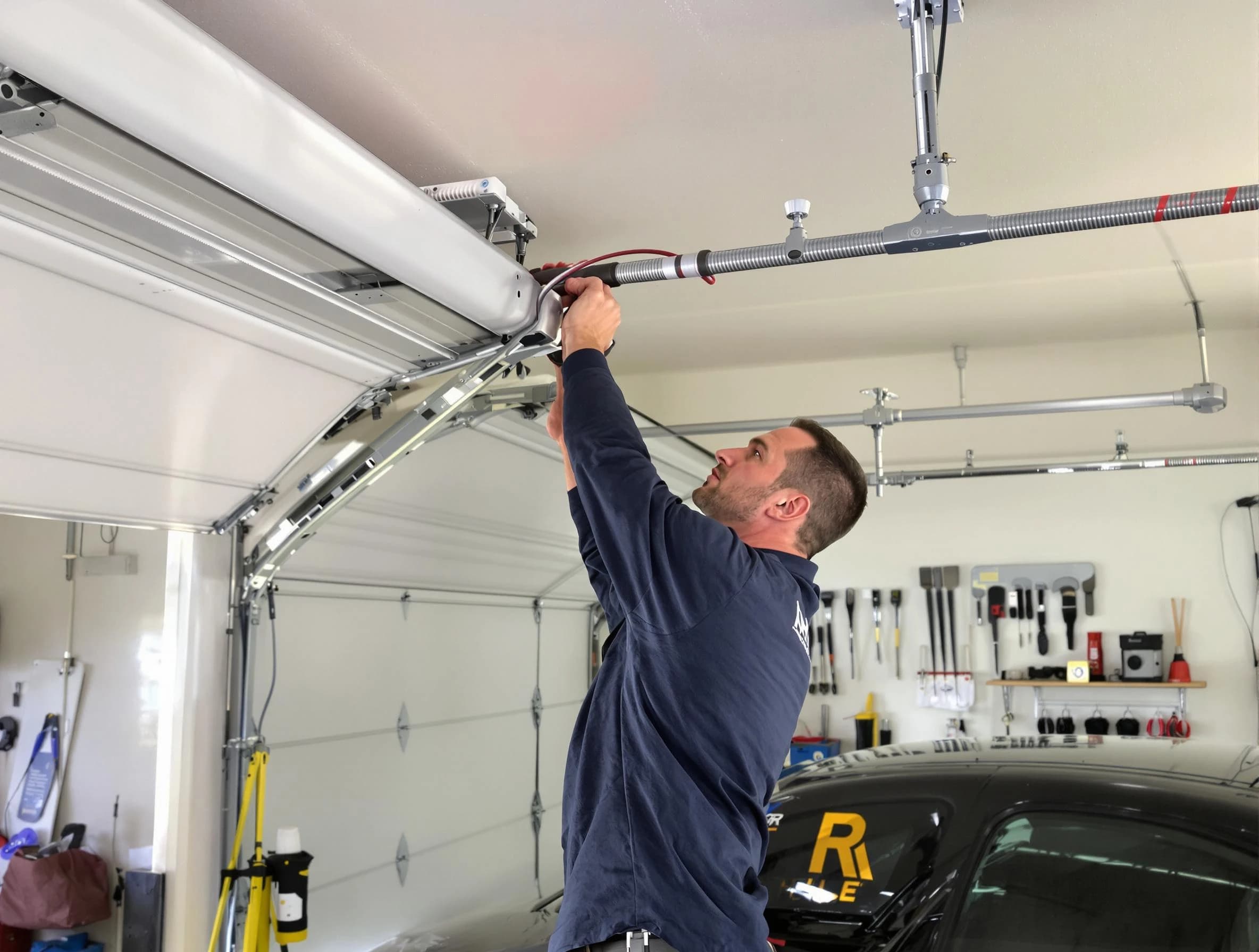 The Pinery Garage Door Repair technician performing garage door cable repair in The Pinery