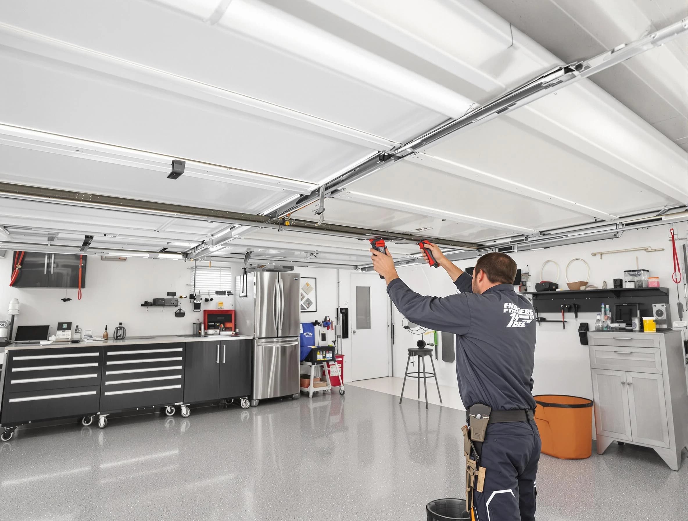 Overhead garage door repair service by The Pinery Garage Door Repair in The Pinery