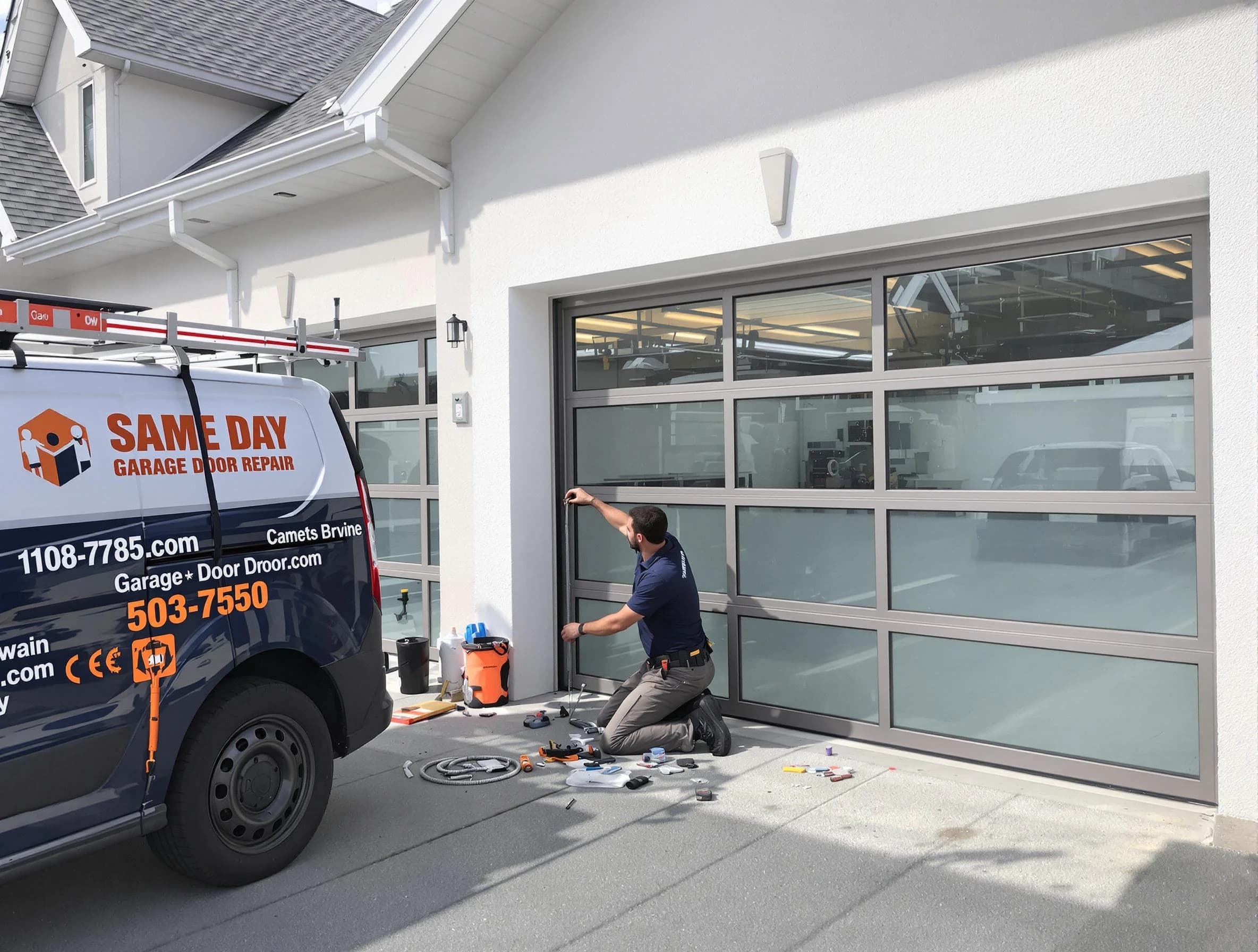Same-day garage door repair service by The Pinery Garage Door Repair in The Pinery
