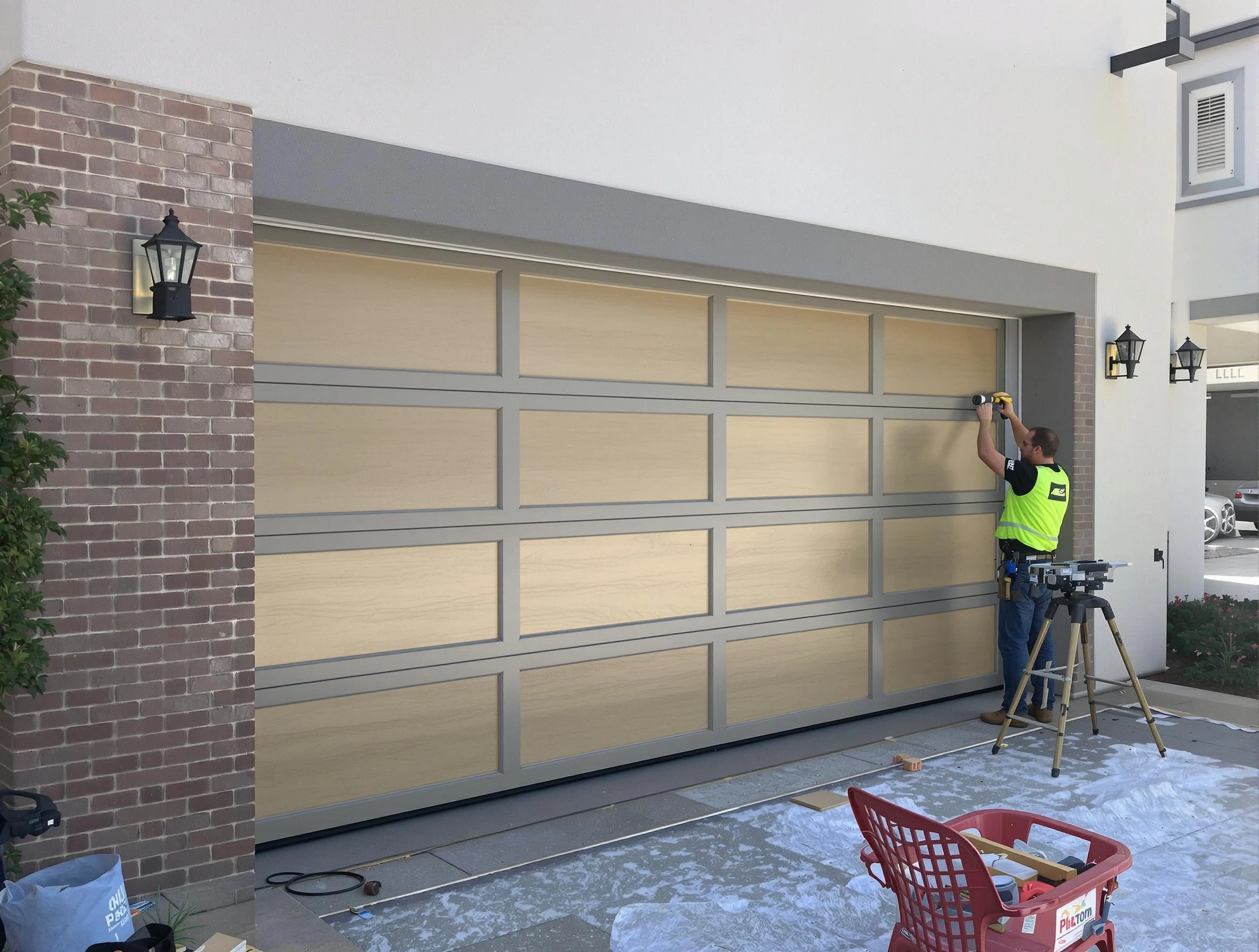 Garage door replacement service by The Pinery Garage Door Repair in The Pinery