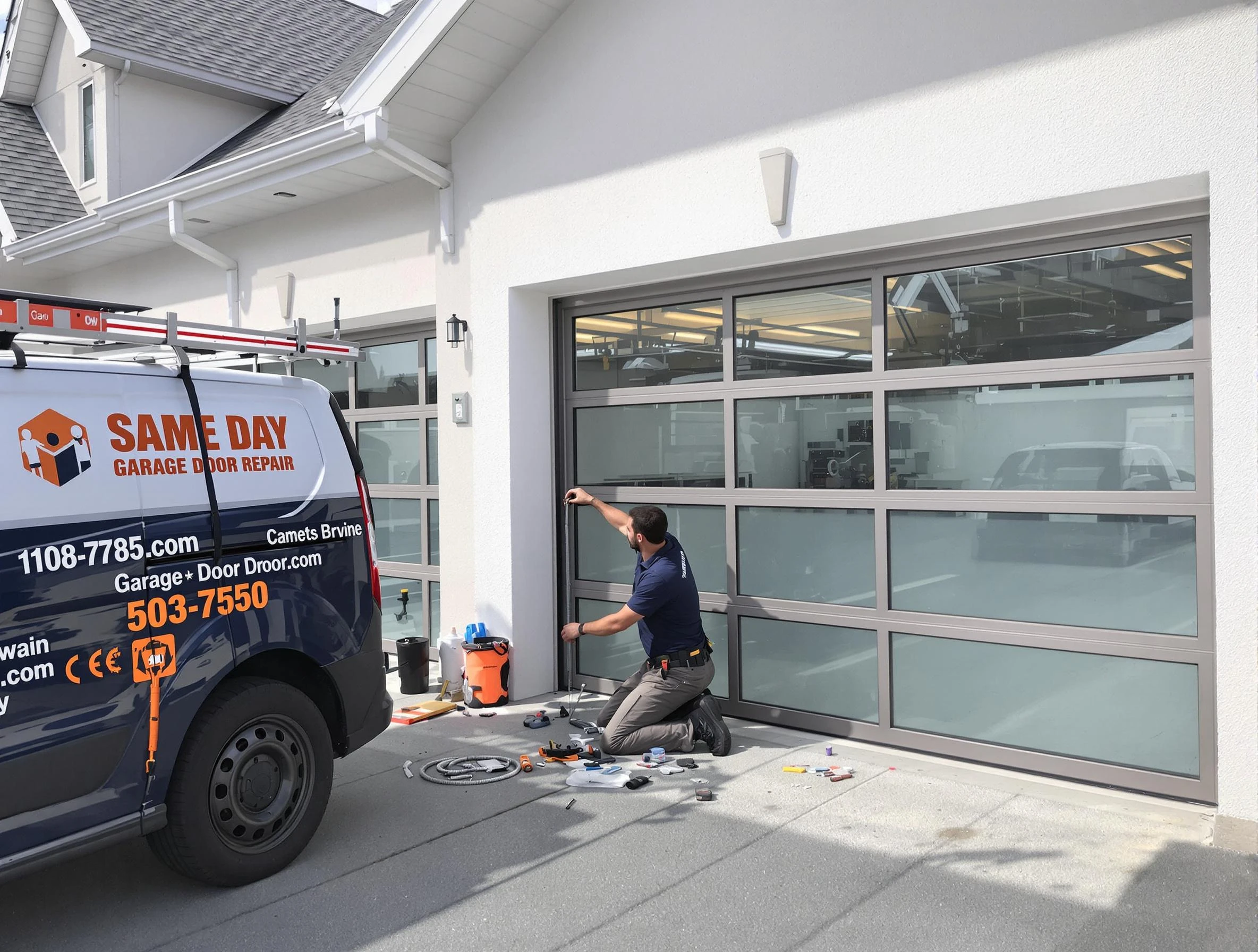 Same-day garage door repair service by The Pinery Garage Door Repair in The Pinery